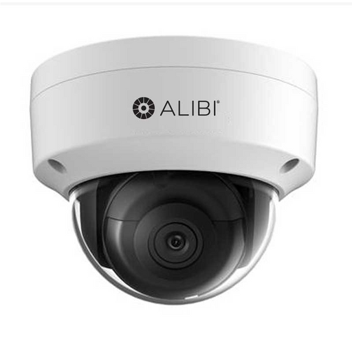 Alibi 6MP Starlight 120’ IR H.265+ Outdoor Dome IP Security Camera - Alibi - Ally Security