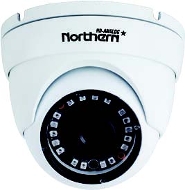 Northern Video 4-in-1, Full HD 1080p Outdoor Eyeball Camera D-WDR, 2.8mm IR Lens, 60’ IR Range - HDEIR60