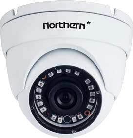 Northern Video N2 Series 4MP IP, Outdoor IR Eyeball Camera POE, 2.8mm IR Lens, 75’ IR, IP66 - N2IPKITCAM