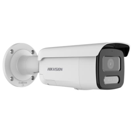 HIKVISION DS-2CD2T47G2-LSU/SL 4 MP ColorVu Audio Alarm & Strobe Light Fixed Bullet Network Camera