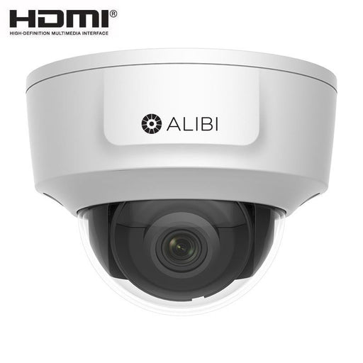 Alibi 4k 8.0 Megapixel 100' IR H.265 HDMI Indoor Fixed Dome Network Camera - Alibi - Ally Security