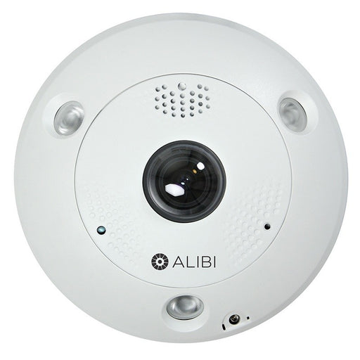 Alibi 6MP Vandalproof 360° Panoramic 50’ IR IP Fisheye Camera - Alibi - Ally Security