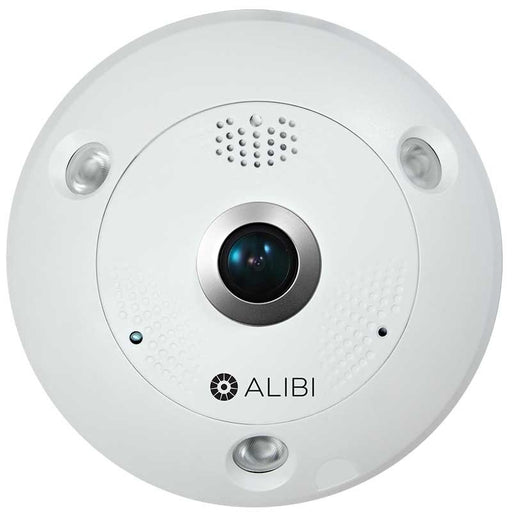 Alibi 6MP Indoor 360° Panoramic 50' IR IP Fisheye Camera - Alibi - Ally Security