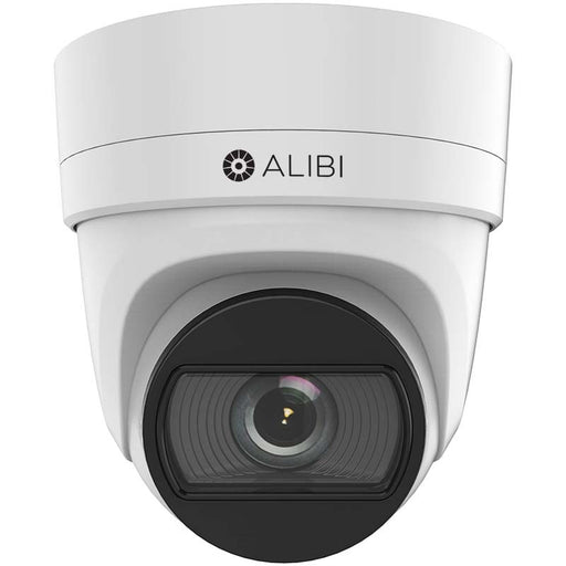 Alibi 6MP 100’ IR H.265+ IP Varifocal Turret Dome Camera, White - Alibi - Ally Security