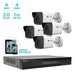 Alibi 2MP 4-Camera 100' IR IP Outdoor Security System, With 4-Channel NVR And 1TB HDD - Alibi - Ally Security