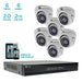 Alibi 2MP Starlight 6-Camera 65' IR Hd Hybrid+ Outdoor System, With 8-Channel DVR And 2TB HDD - Alibi - Ally Security