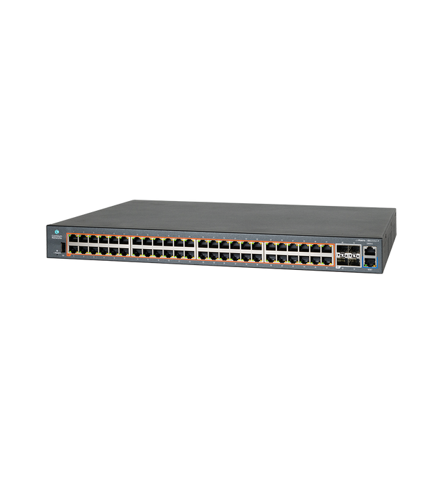 Cambium Networks - cnMatrix EX2052, Intelligent Ethernet Switch, 48 1G and 4 SFP+ - no pwr cord, USA Only - MXEX2052GxxA01